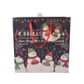 Custom Printing Christmas Gift Paper Bag with Handles